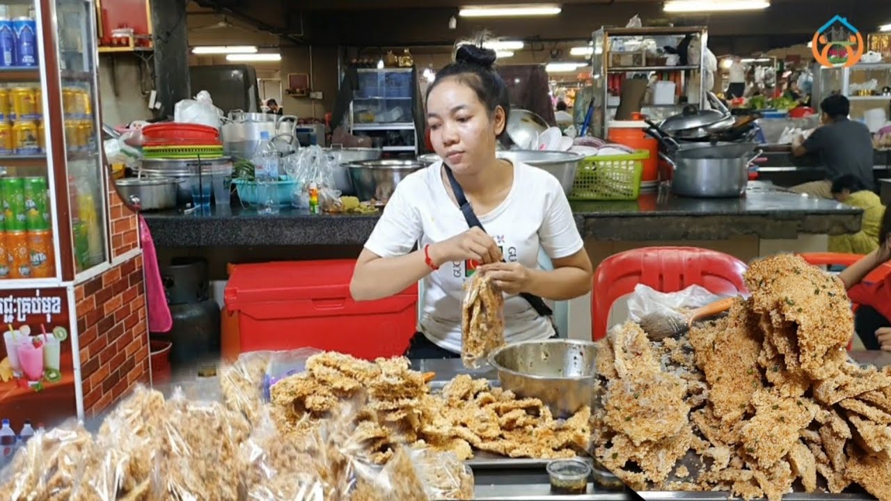 របៀបធ្វើបាយក្ដាំងលក់មានរសជាតិស្រួយឆ្ងាញ់មួយកញ្ចប់៣០០០រៀល/How to make hard rices/Crispy rice with egg