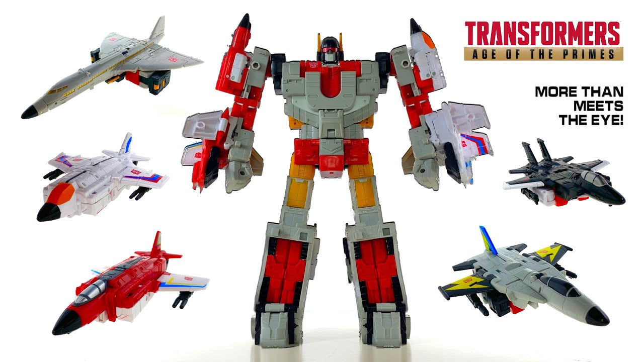 FLOP? Transformers Age Of The Primes SUPERION Combined Mode Deluxe Class FIREFLIGHT & SKYDIVE Review
