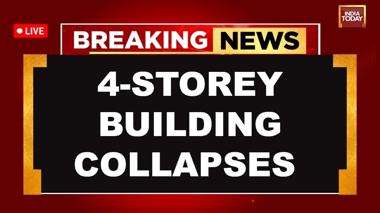 LIVE: Four-Storey Building Collapses Near Mumbai, 10 Feared Trapped Under Debris | Rescue Ops On
