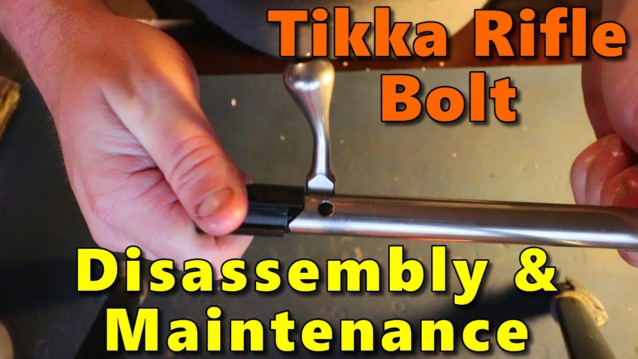Разборка и обслуживание затвора винтовки Tikka T3/T3X
