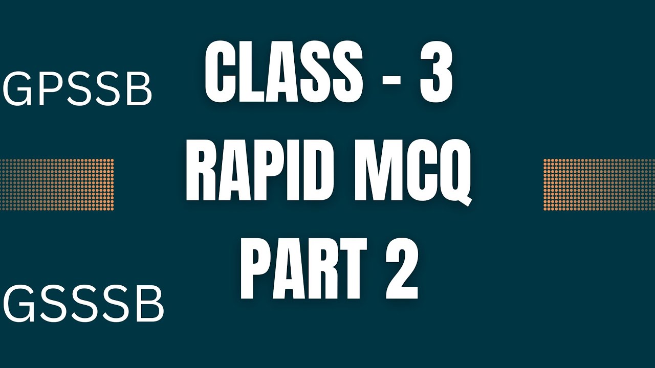 TALATI RAPID MCQ SERIES PART 2