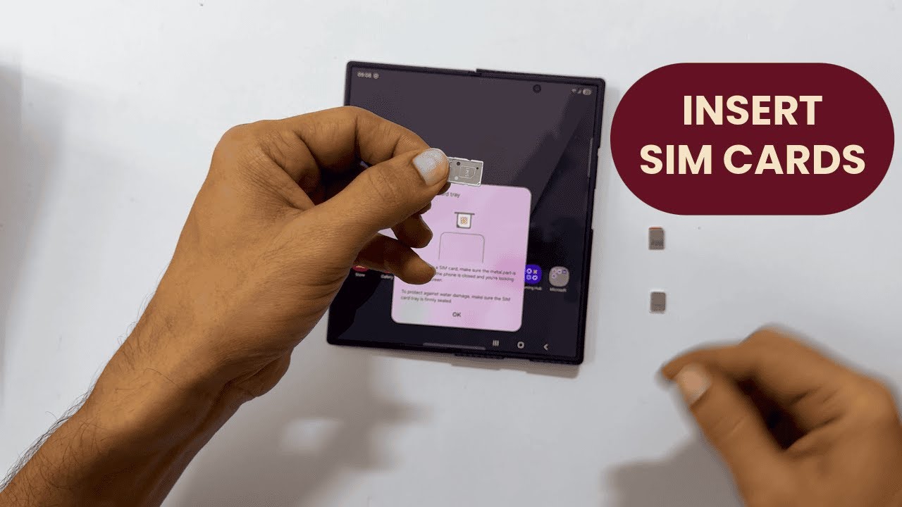 How to Install SIM Cards in Samsung Galaxy Z Fold 7 (Dual SIM)