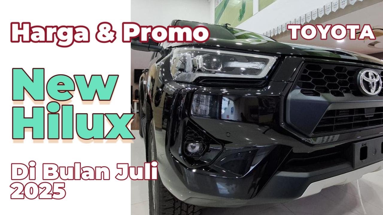 New HILUX V Hitam 2025 |Harga & Promo New HILUX di Bulan Agustys 2025 |Toyota Medan 085362072000