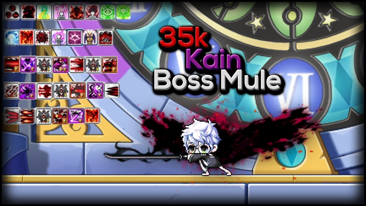 [Maplestory Reboot] 35k Kain Boss Mule | ~1.75b Mesos in 26min