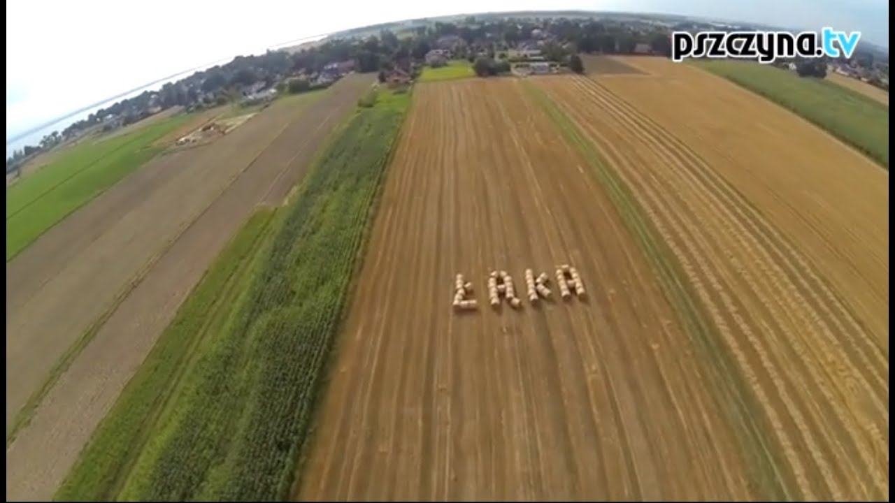pszczyna.tv: Baloty na polu w Łące - 13.08.2013