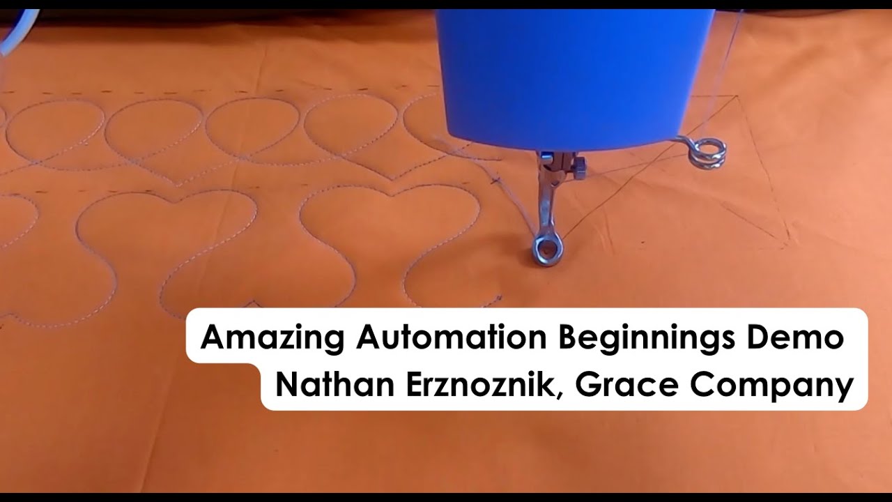 Amazing Automation Beginnings Demo Nathan Erznoznik, Grace Company