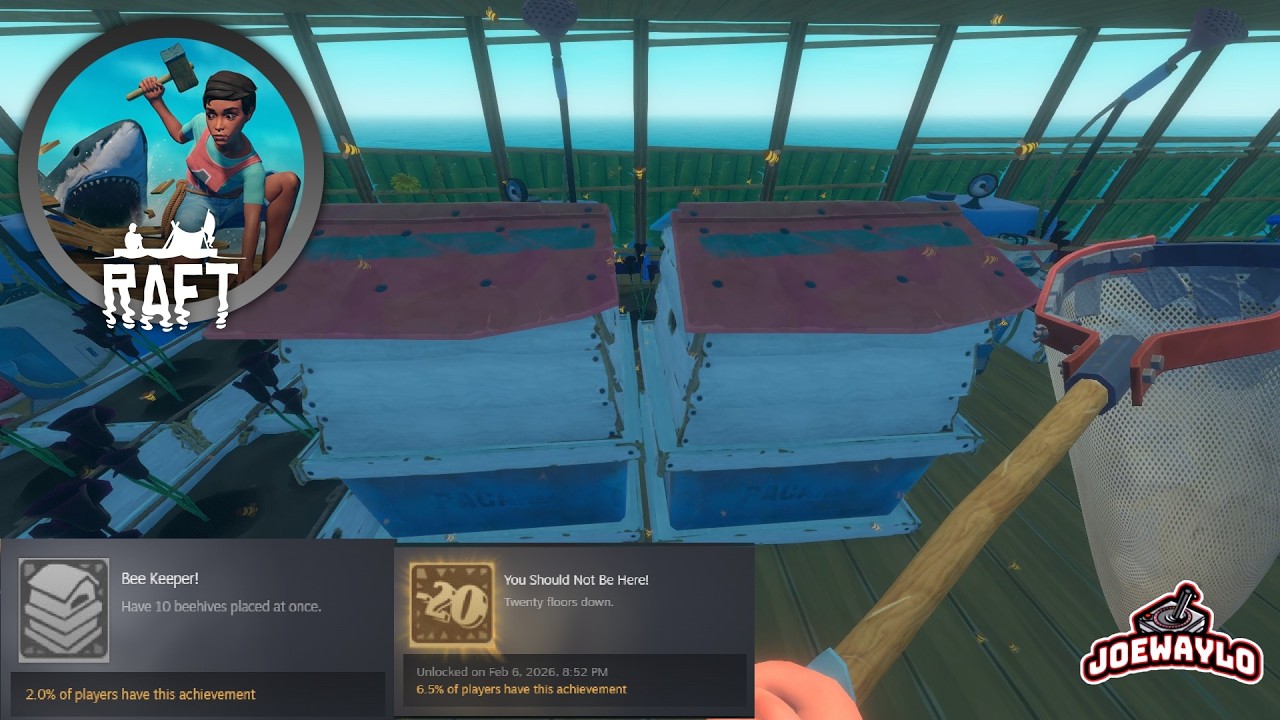 RAFT Survival Game - Bee Keeper Achievement