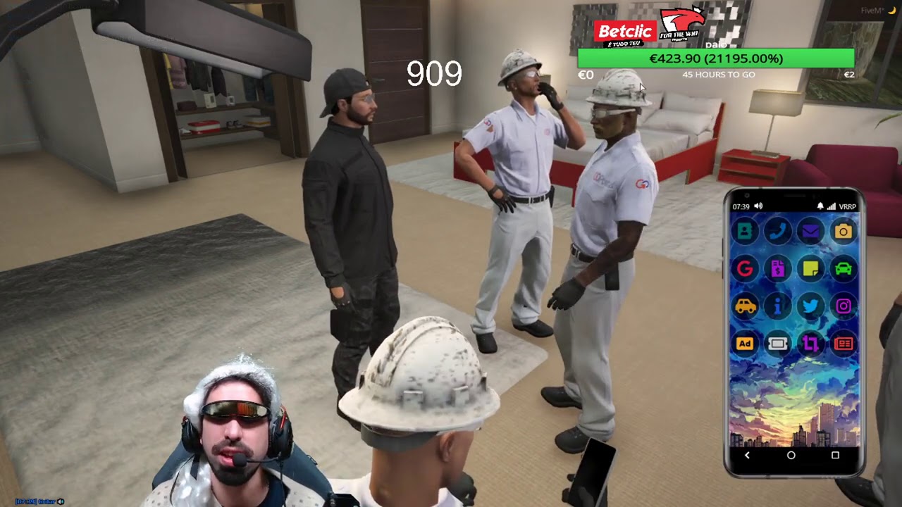 Move Mind (HELDER CONDUTO) MONTA SISTEMA DA MEO E ROUBA CASA *SO RIR* | GTA V RP