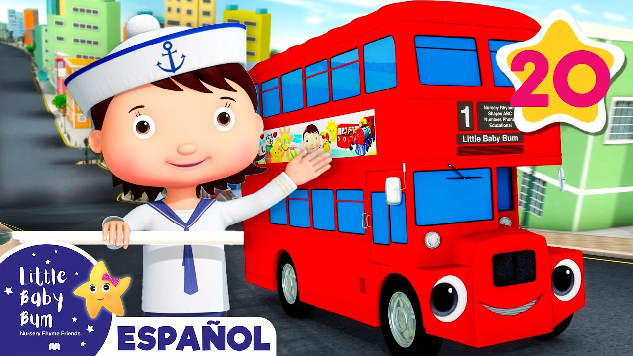 Diez autobuses en San Francisco! |🚌 Caricaturas de autobuses 🚌| Canciones infantiles | LBB Español