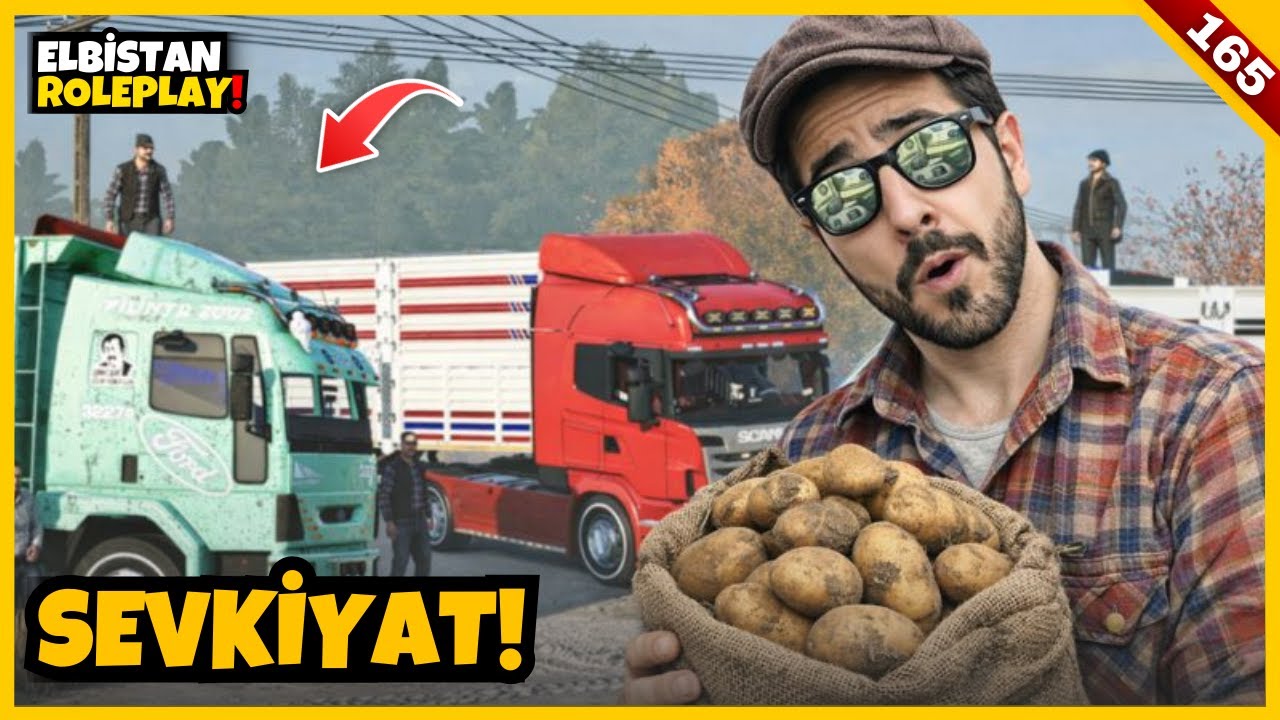 DEV HASADI KAMYONLARLA KALDIRDIK. HAL YOLCULUĞU | FS25 S7 B165