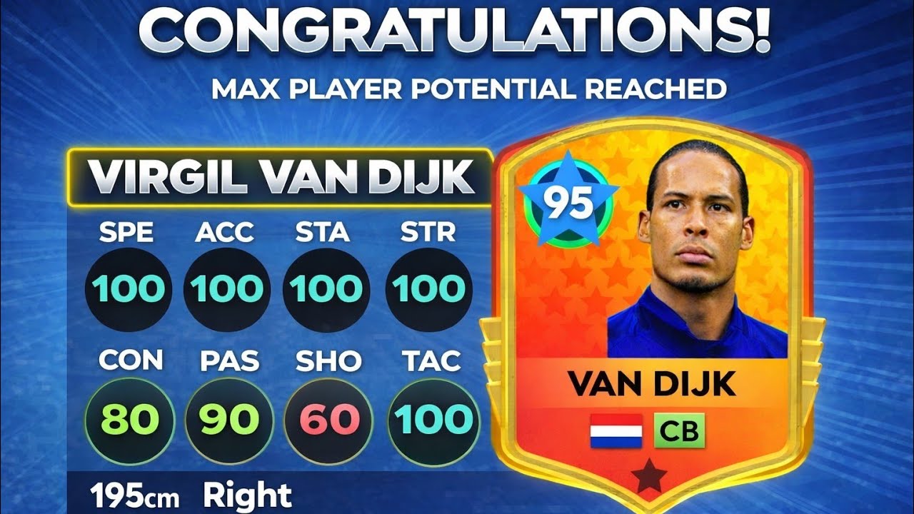 DLS 26 💥 UPGRADE MAX VIRGIL VAN DIJK 💥 Dream League soccer 2026☀️