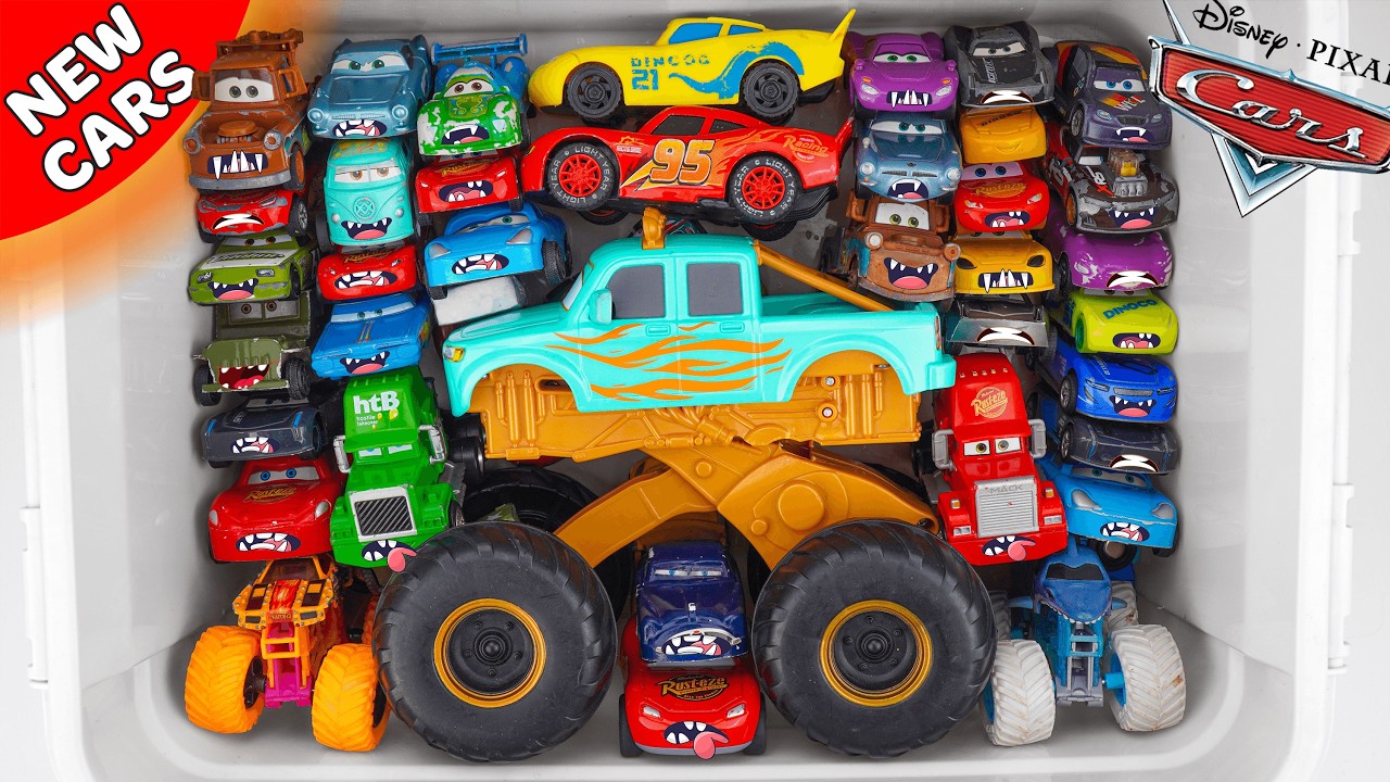 Disney Pixar Cars Unboxing Review | Zombie Cars Disney Pixar Cars Monster Edition