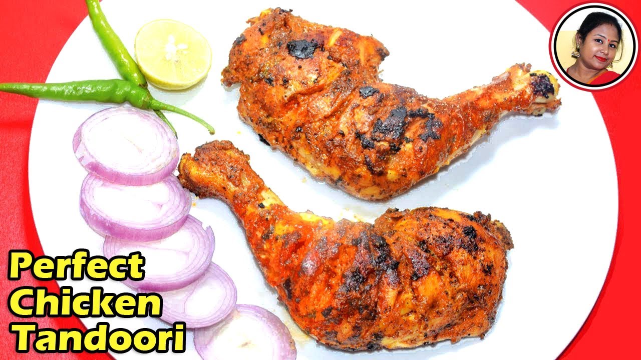 তন্দুরি চিকেন রেস্তোরাঁর স্বাদে বাড়িতে গ্যাস ওভেনে |Tandoori Chicken Recipe In Oven Shampa's Kitchen