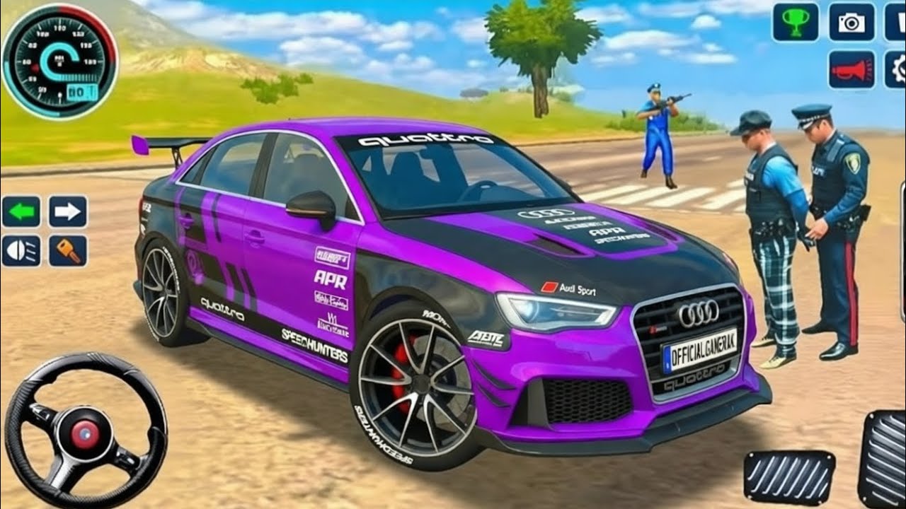 Police Drift Car Driving Simulator - Police Chase Crime City Officer - Android GamePlay