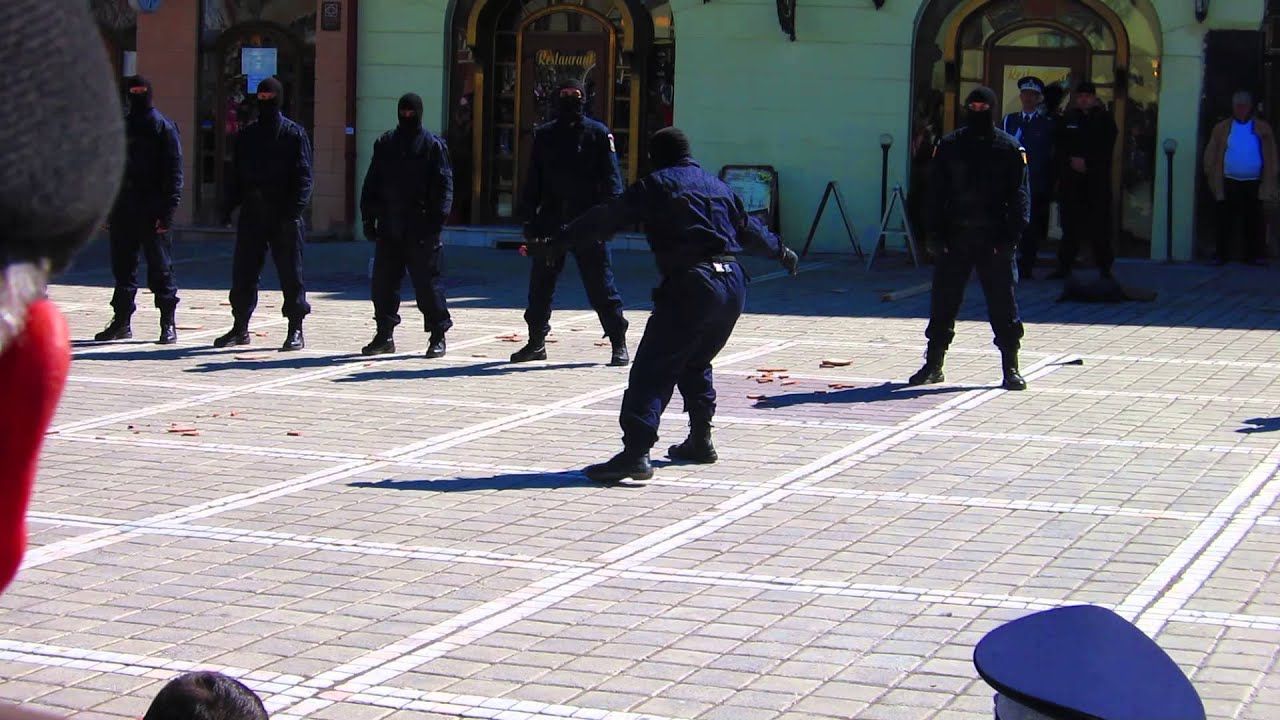 Romanian Secret Service/Ninja Demonstration - Amazing