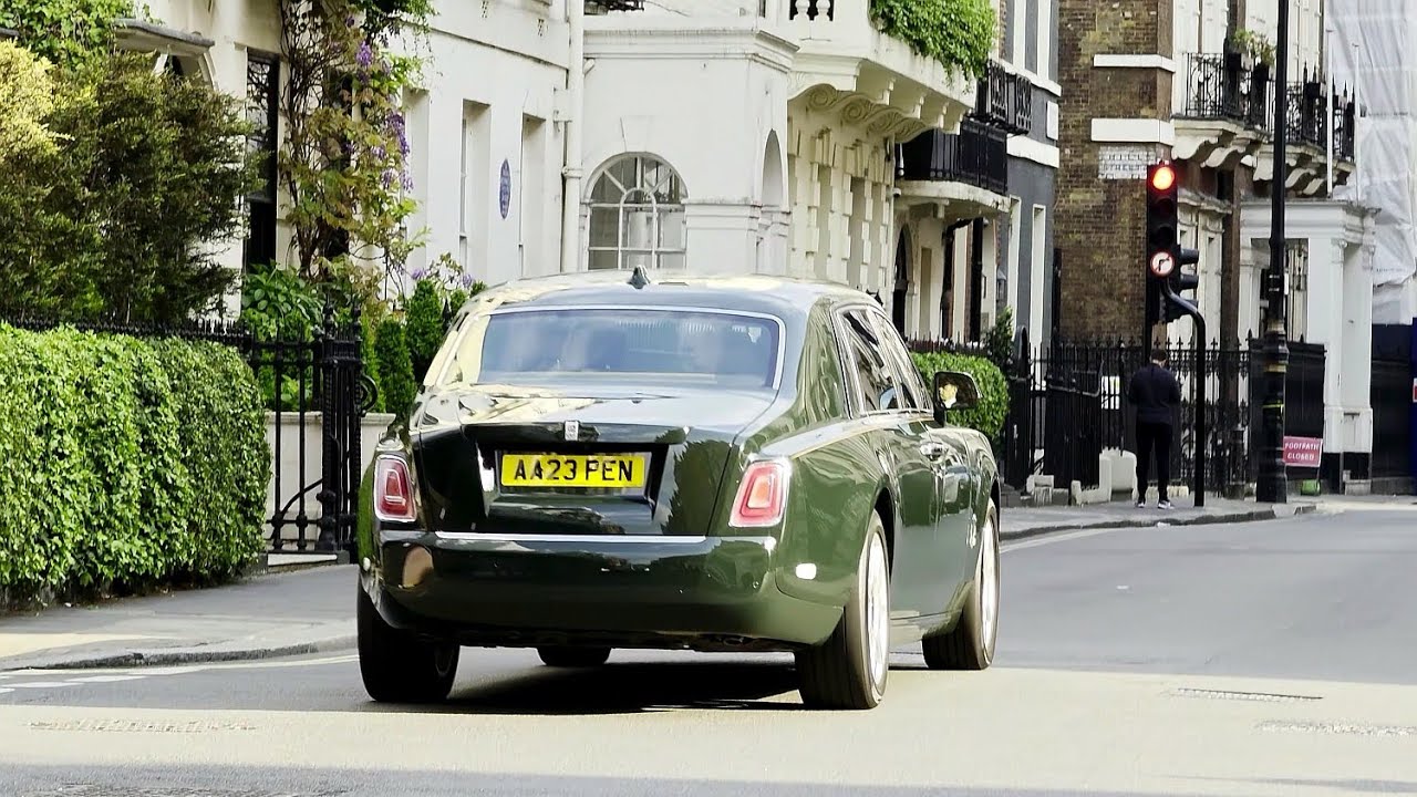 Luxury cars in London, May 2025