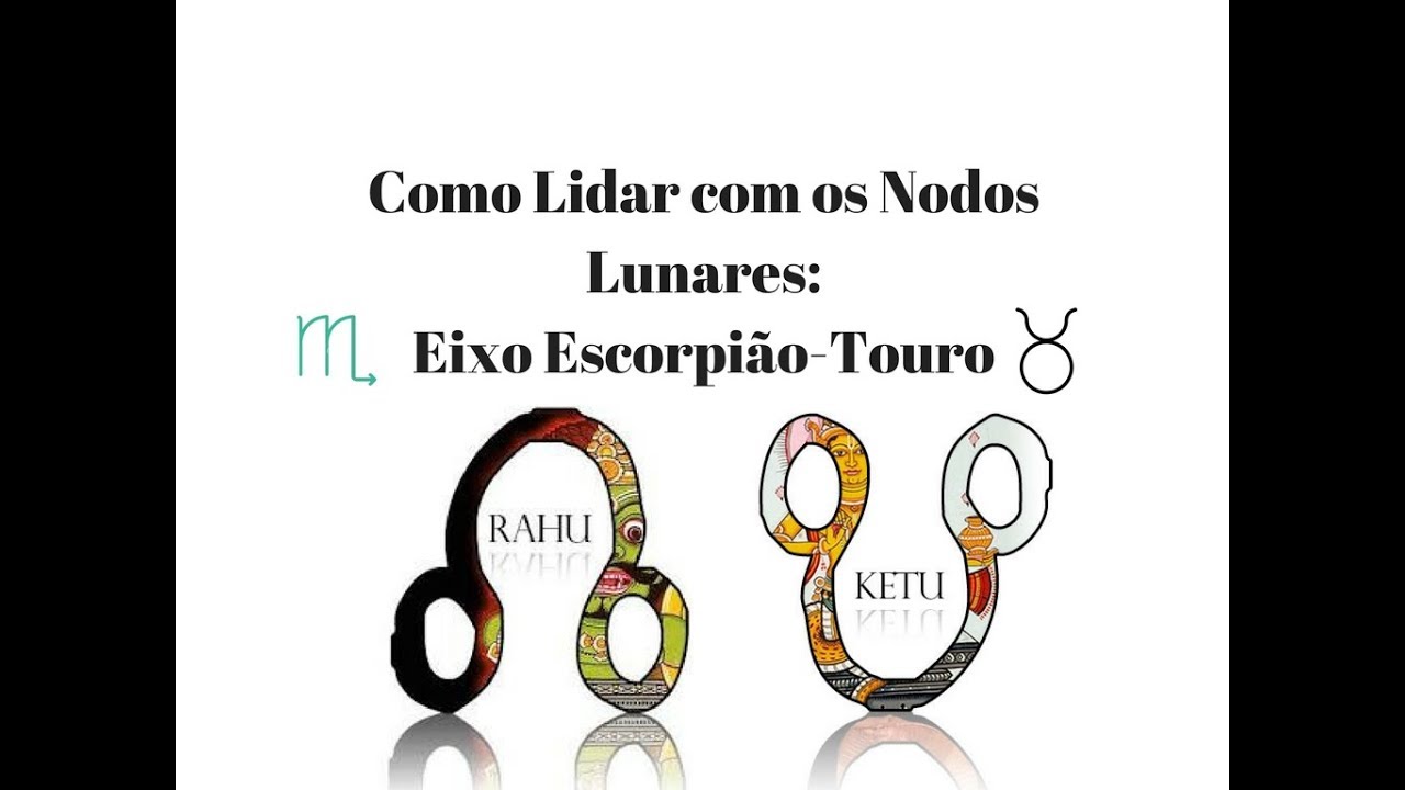 Como Lidar com o Nodo Norte( Rahu) em Escorpião e Nodo Sul (Ketu) em Touro