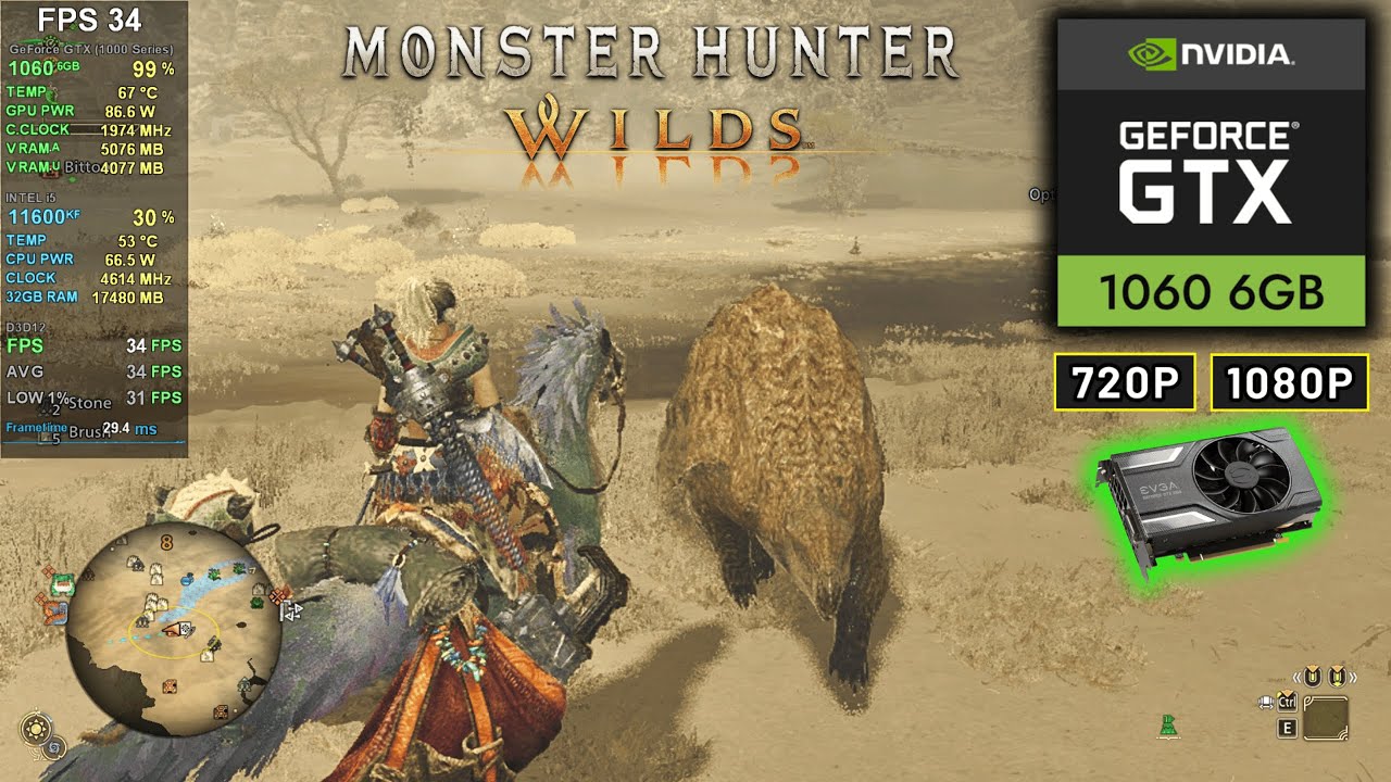 The GTX 1060 in Monster Hunter Wilds | Below the Minimum GPU!