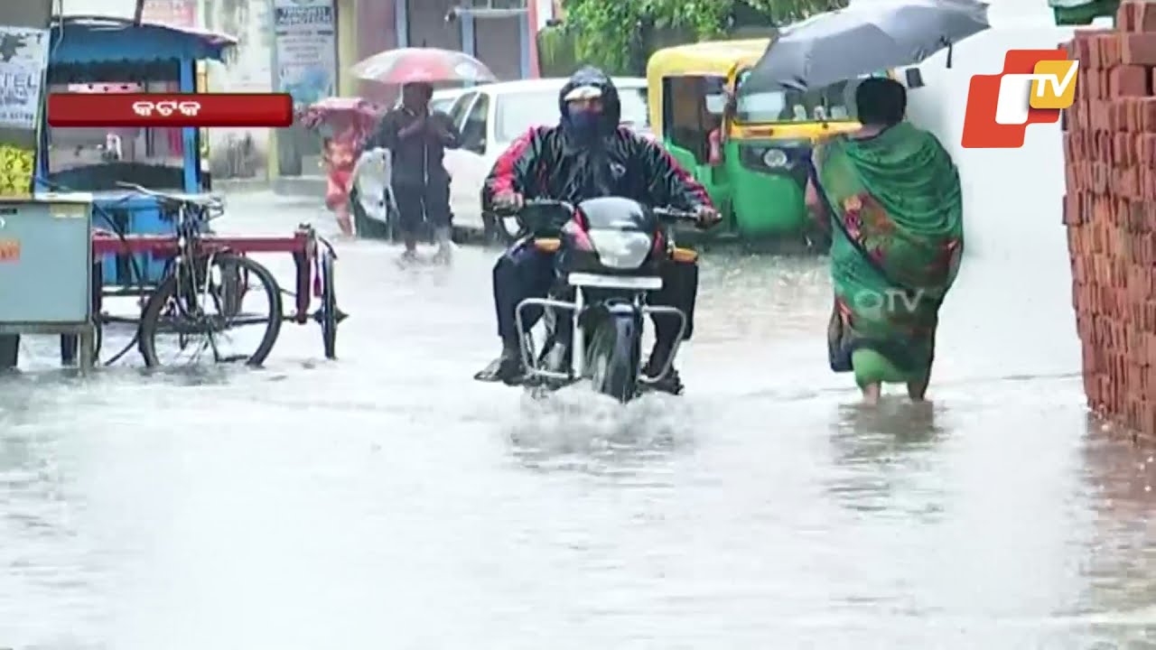 Incessant Rain Leads To Water-Logging In Cuttack