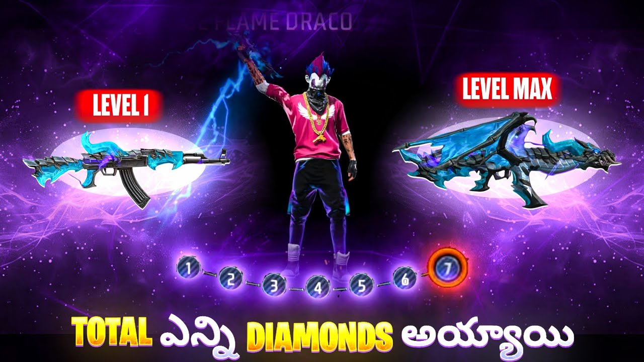 Draco ak47 upgrading level -5 to max❤️‍🔥 