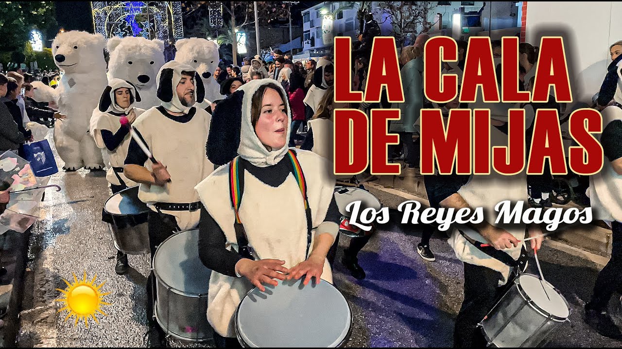 👑✨🎉 Cabalgata de los Reyes Magos en La Cala de Mijas 2026. #LaCalaDeMijas #CabalgataDeReyes