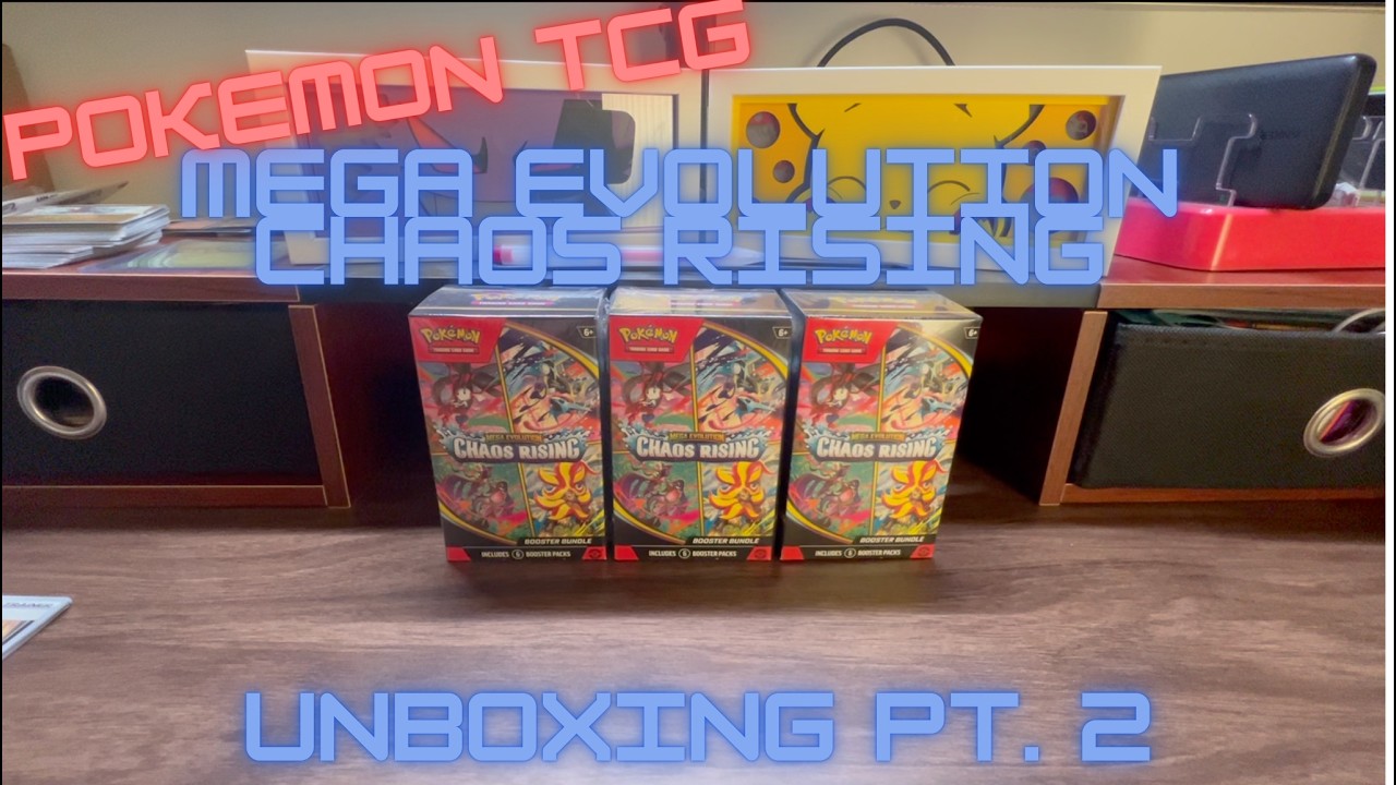 ANOTHER POKEMON TCG MEGA EVOLUTION CHAOS RISING UNBOXING