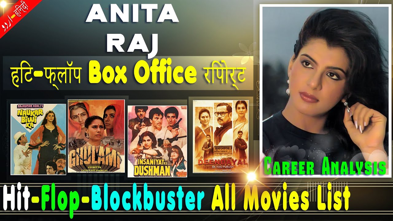 Anita Raj Hit and Flop Blockbuster All Movies List with Budget Box Office Collection Analysis