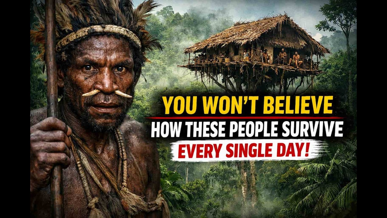 🏹 10 Incredible Facts About the Korowai Treehouse Tribe of West Papua 🌿