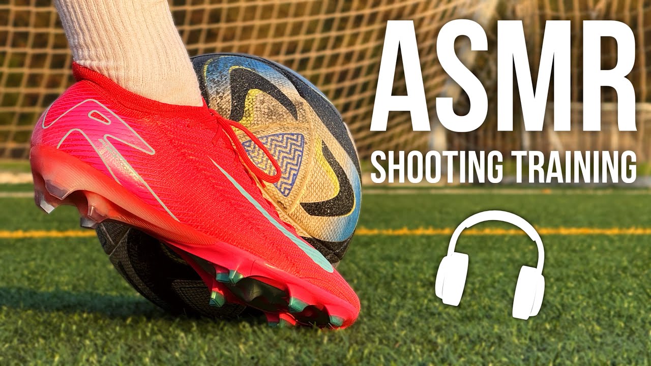 ASMR Shooting Training Session For Soccer / Football In Nike Mercurial Vapor 16 