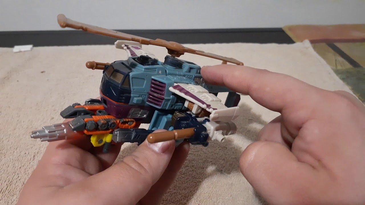 How to transform 2002-2003 Transformers Armada Cyclonus and partner Minicon Crumplezone
