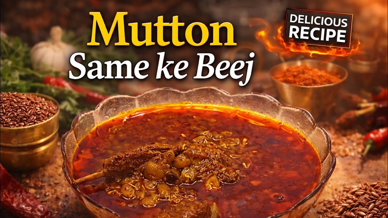 Tender Mutton with Nutty saim k beej Winter Special |Authentic Pakistani Mutton  saim k beej Salan0
