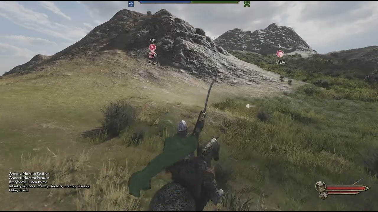 Close Battle Outnumbered 2 to 1, Mount & Blade II: Bannerlord