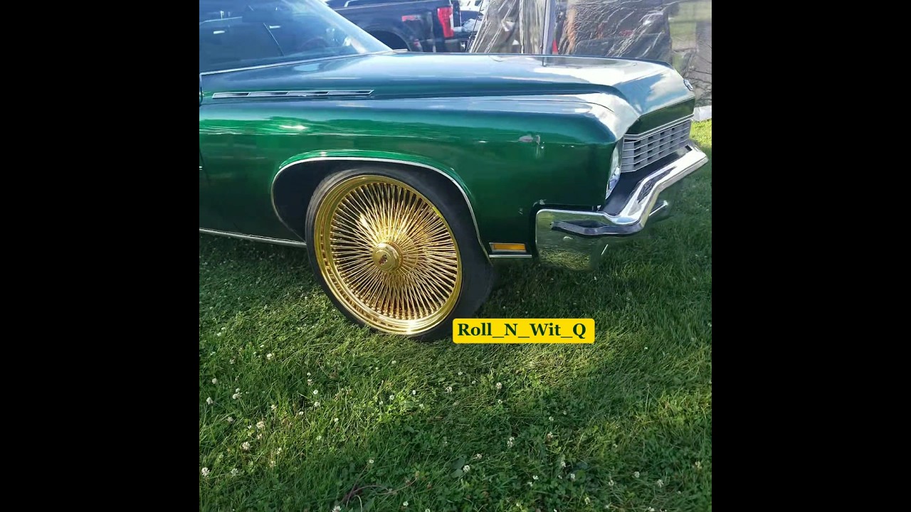 Buick Electra 225 aka Deuce and a Quarter on Daytons at #chitownshowandgo8