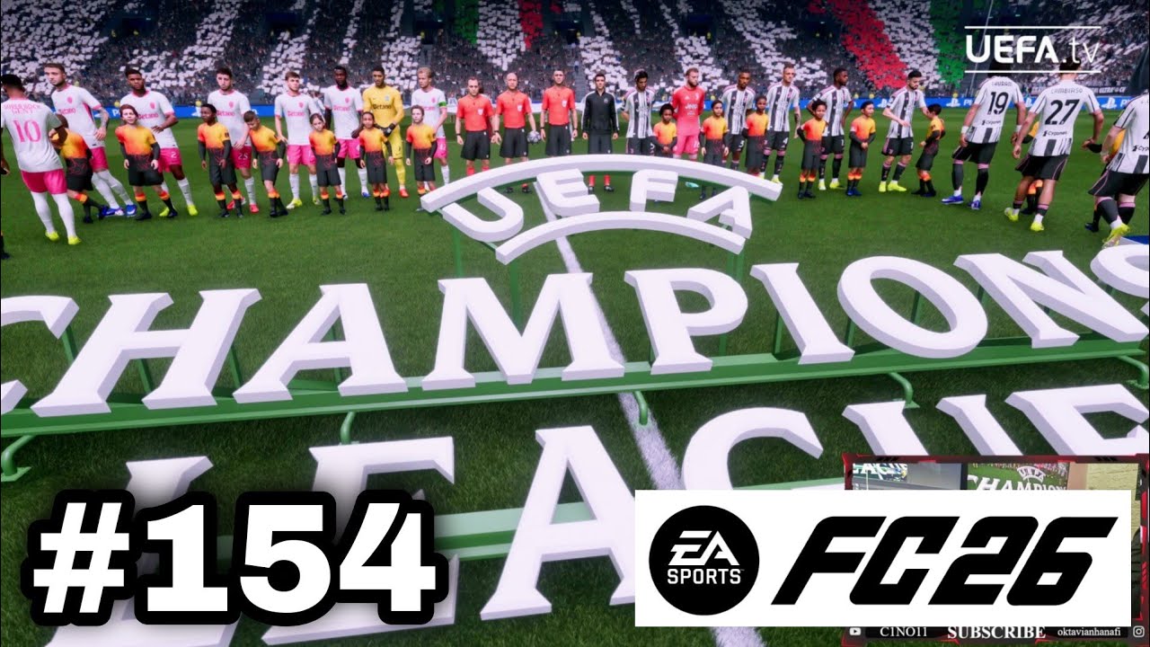 JUVENTUS VS SPORTING LISBON | FC26 REALISTIC GAMEPLAY | PLAYER CAREER MODE
