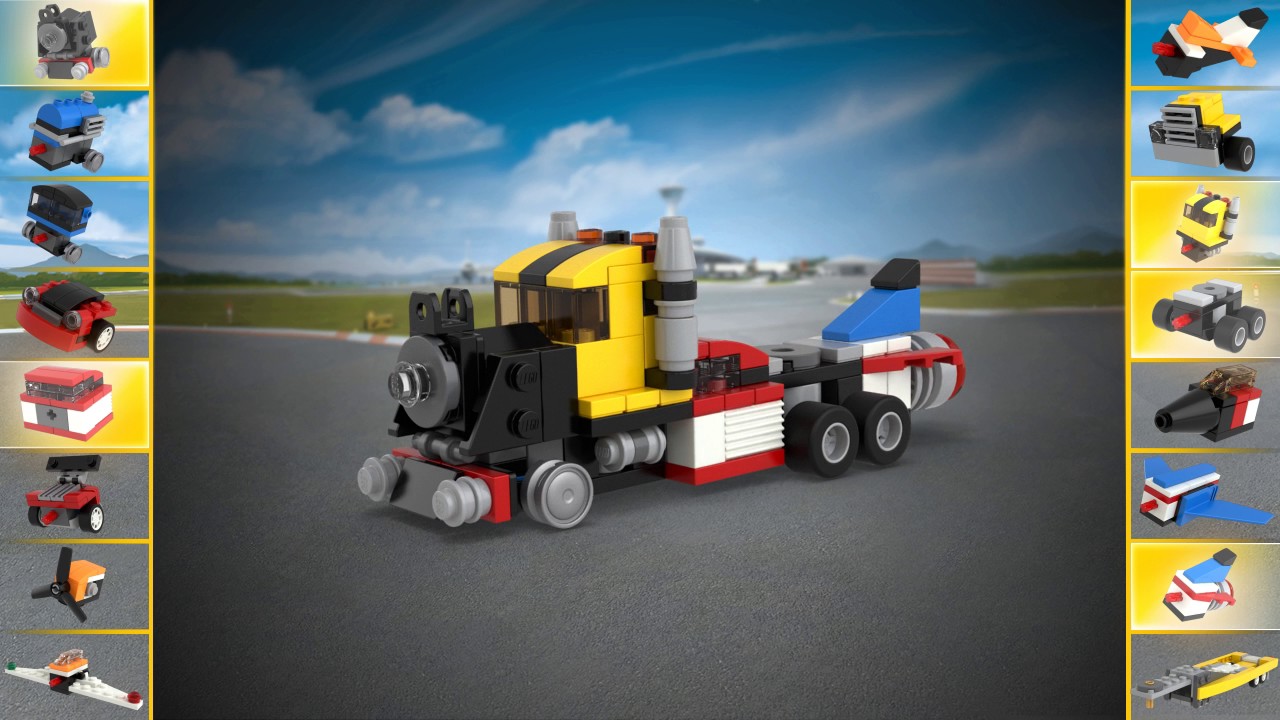LEGO&reg; Creator - 31054 Niebieski ekspres + 31055 Czerwona wyścig&oacute;wka + 31060 Pokazy lotnicze