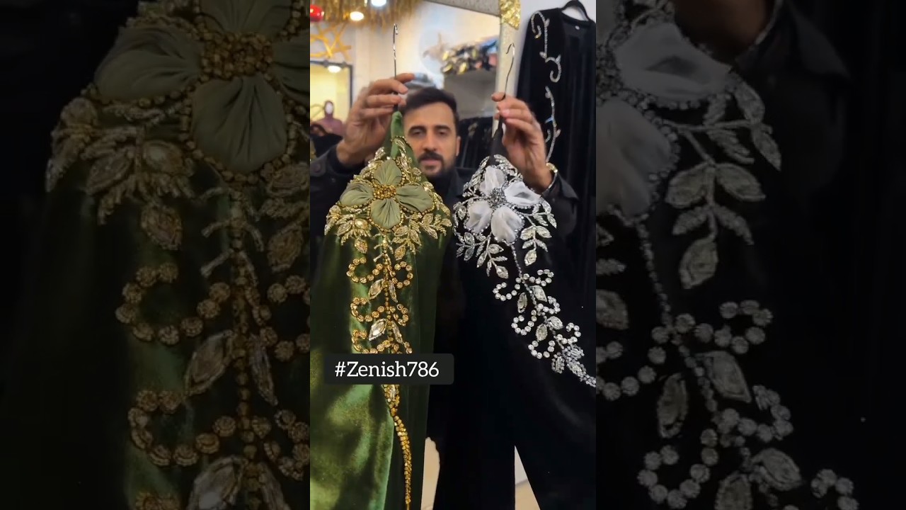💫Dubai💚🖤style abaya New Latest Abaya design Collection #ytshorts #abaya #burkha #fashion #Zenish786