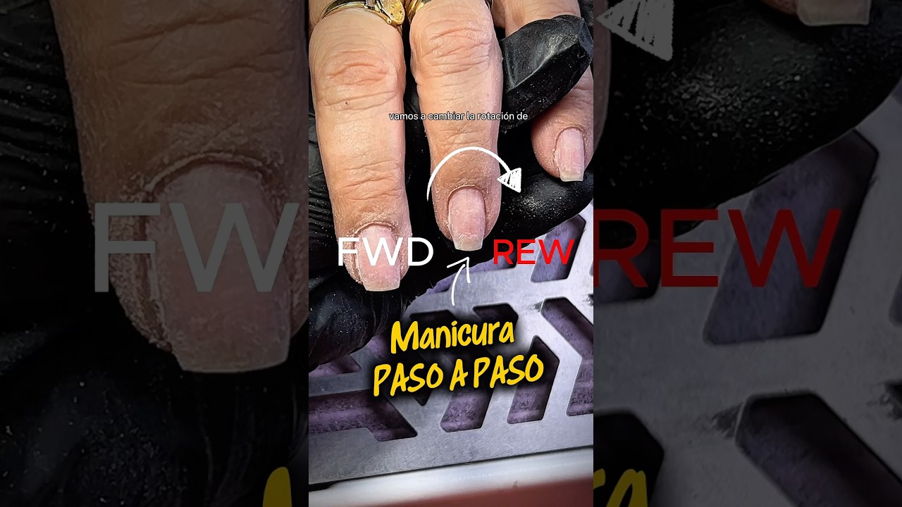 MANICURA RUSA Paso a Paso #tutorialdeu&ntilde;as #nailshack #shortsviral