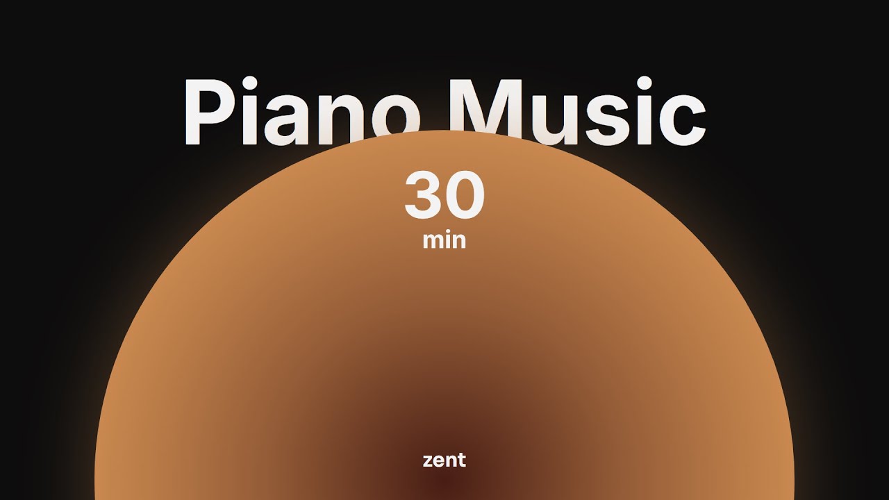 30 Minutes of Piano Music with Dancing Spheres for Concentration, Relaxation and Meditation
