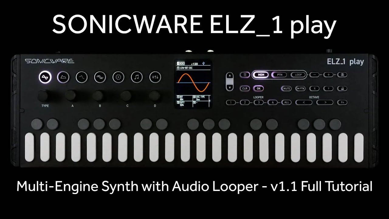 SONICWARE ELZ_1 play full tutorial