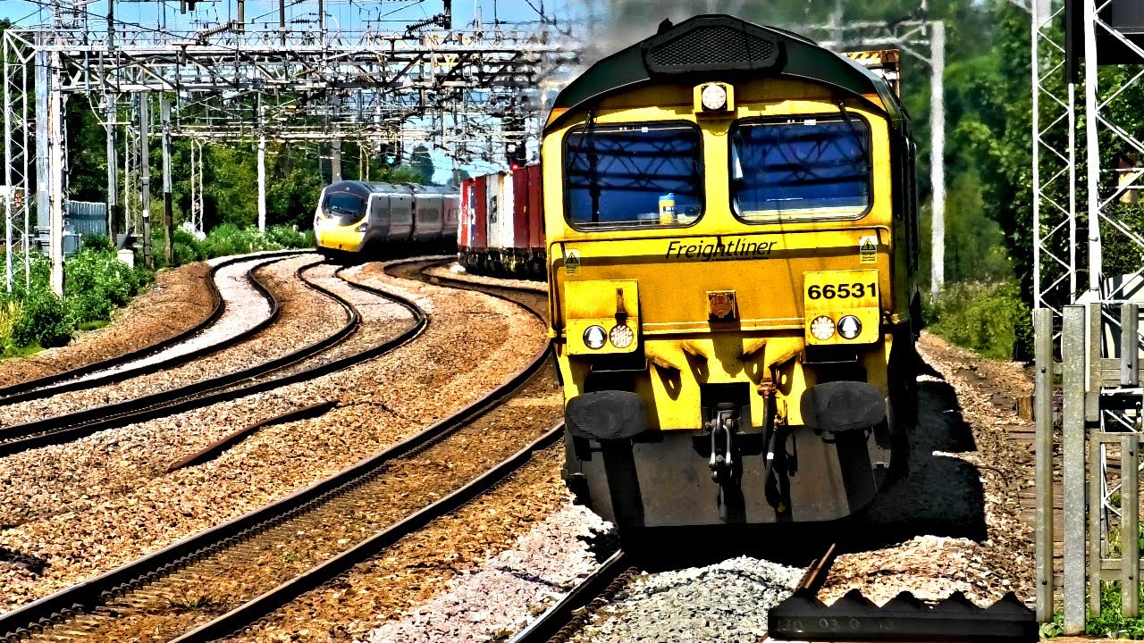 Trains at Wolverton & Heamies Farm, WCML | 26/06/20