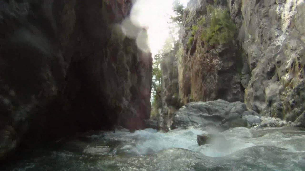 Crystal Gorge/CO with a headcam