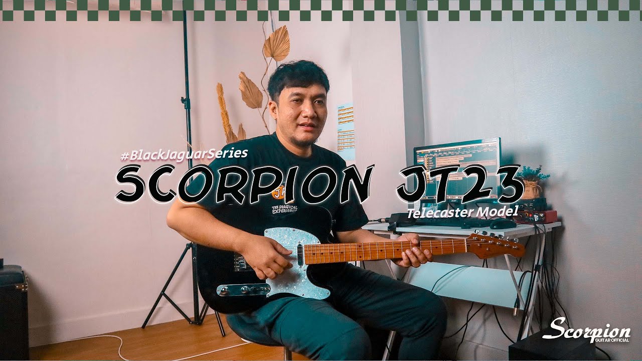 Scorpion JT23 Black Jaguar Series Telecaster Model REVIEW