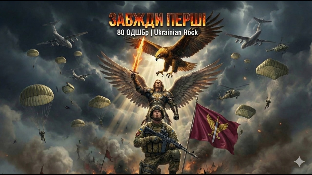 DiSoUk - ЗАВЖДИ ПЕРШІ! 🦅 Потужний Гімн 80 ОДШБр (Прем'єра)
