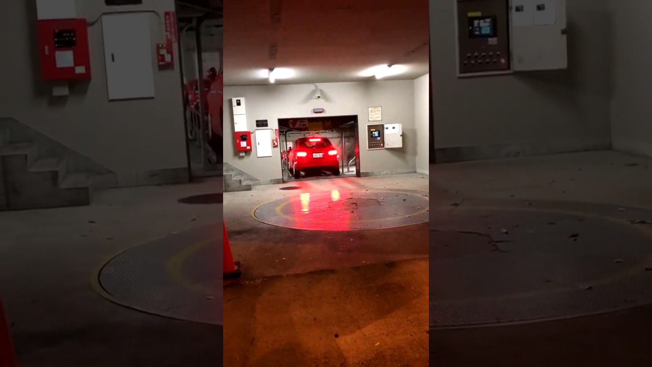 Auto-parking at Kyoto, Japan