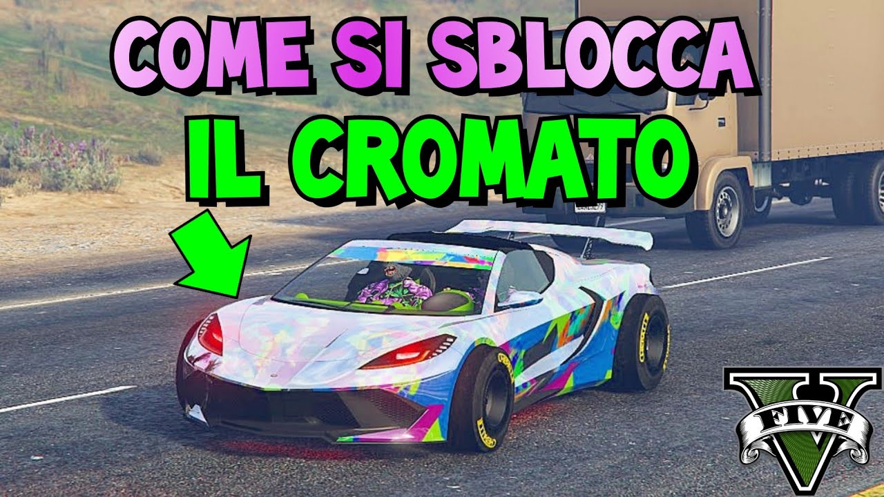 GTA 5 ONLINE - COME SBLOCCARE COLORE CROMATO - GTA GLITCH ITA - HOW UNLOCK CHROME