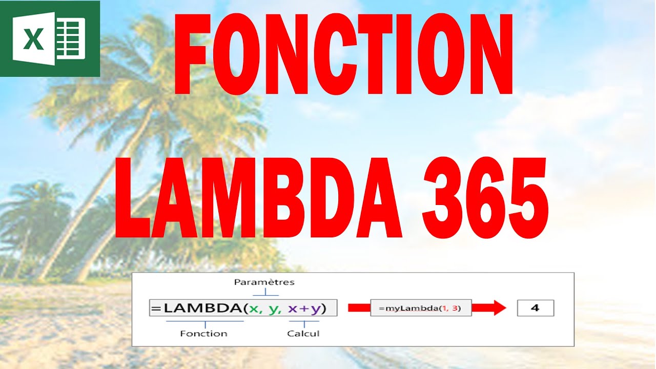 Fonction lambda excel 365