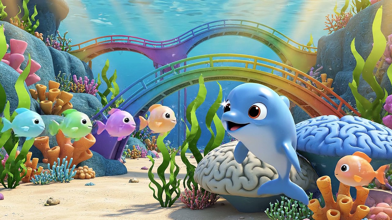 El Pequeño Delfín hace Clic, Clic, Clic | Canciones del Mar y Animales Marinos