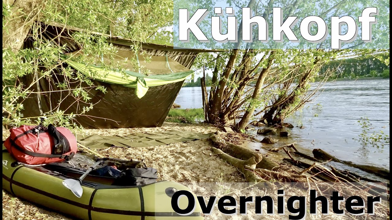 Packraft Abenteuer Tour Kühkopf - Anfibio Rebel im Dschungel - Overnighter am Rhein