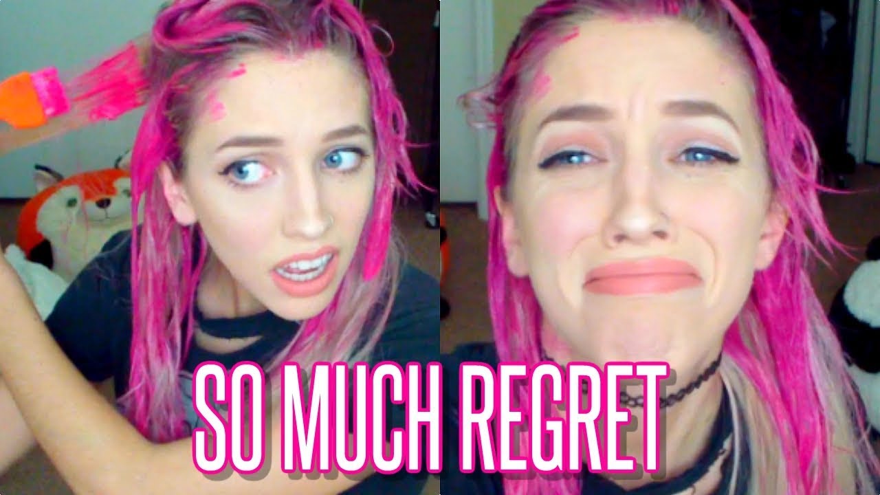DYING MY HAIR PINK (I ruined it and cried)
