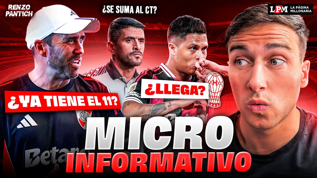 🚨⚽ ¿CUÁL SERÁ EL PRIMER XI DE COUDET EN RIVER? | ¿LUCHO al CT?, ¿LLEGA JUANFER vs HURACÁN?, y más...